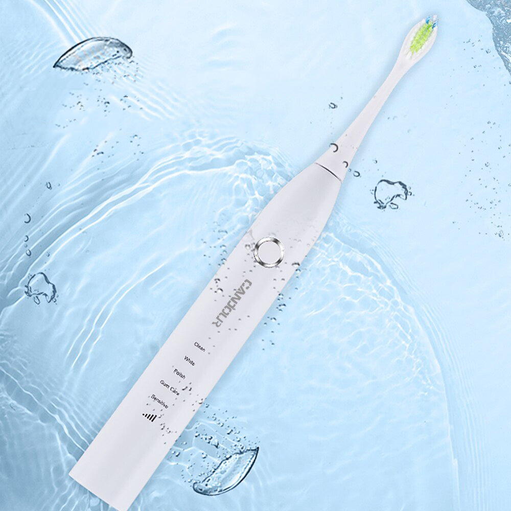 CleanWave - Advanced Sonic Electric Toothbrush - Rechargeable, Deep Clean, and Long-Lasting Battery