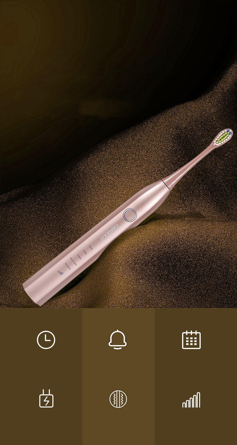 CleanWave - Advanced Sonic Electric Toothbrush - Rechargeable, Deep Clean, and Long-Lasting Battery