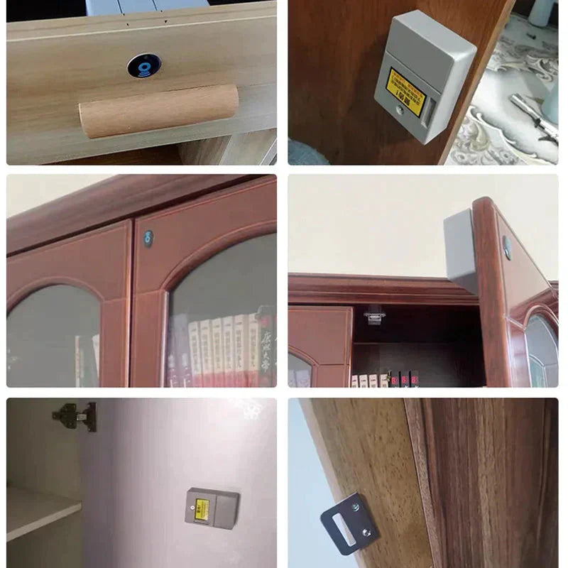 LockTech - Wireless Smart Lock - Advanced Security Solution for Cabinets and Drawers