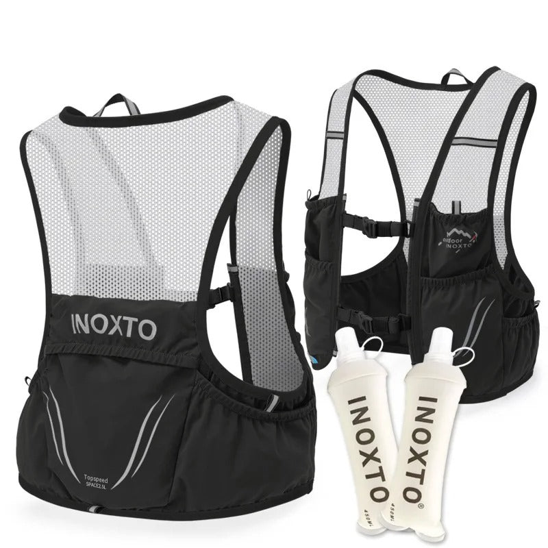 HydraRun - Lightweight Running Backpack - Hydration Vest for Comfortable, Hands-Free Hydration