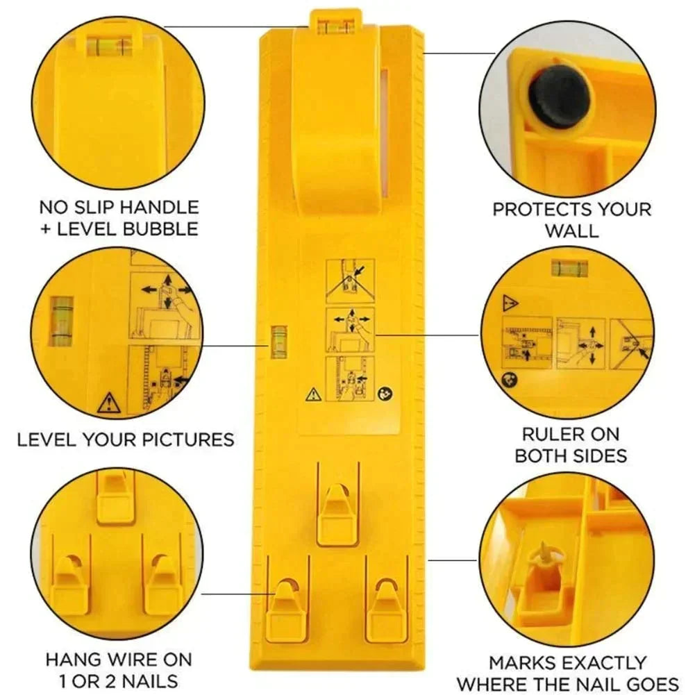 LevelRight - Easy Photo Hanging Kit – Perfect Leveling with Reliable Window Hook