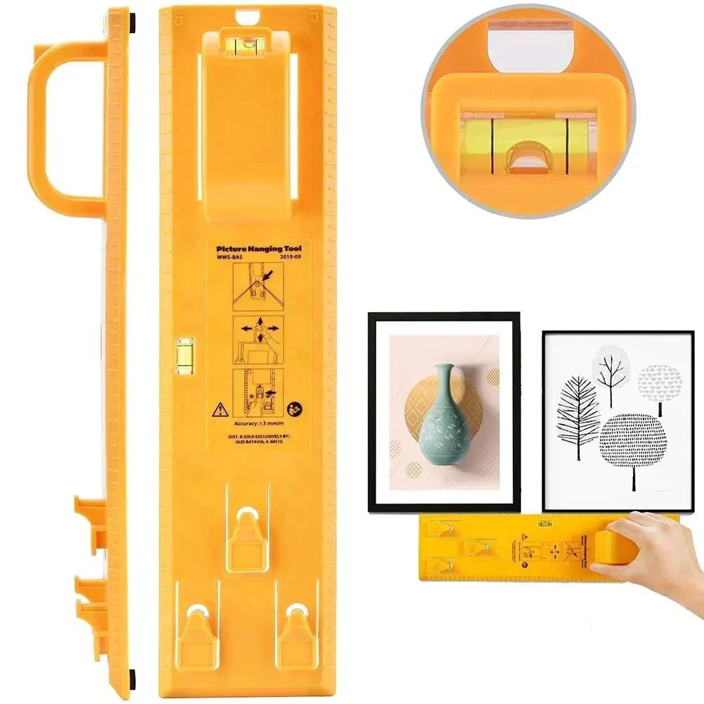 LevelRight - Easy Photo Hanging Kit – Perfect Leveling with Reliable Window Hook