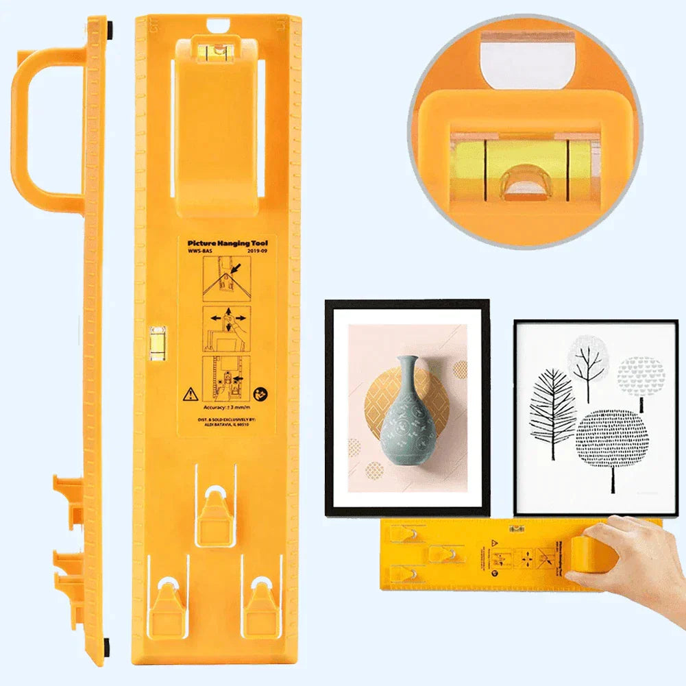 LevelRight - Easy Photo Hanging Kit – Perfect Leveling with Reliable Window Hook