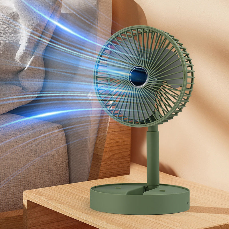 ChillWind - Rechargeable Foldable Table Fan - CoolBreeze with Telescopic Design
