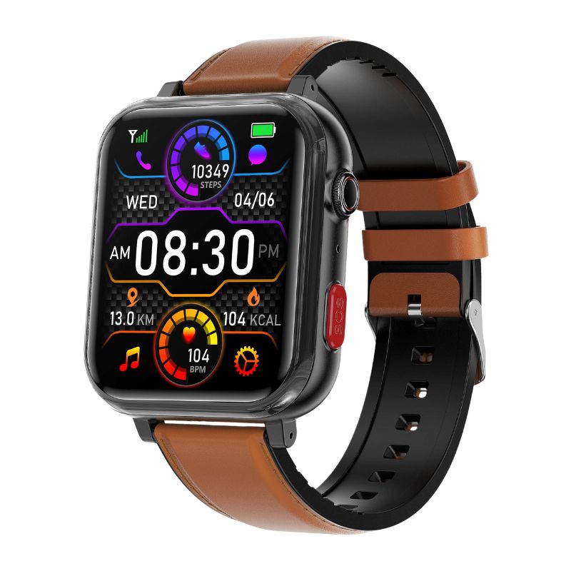 SecureWrist - Health Monitoring Smartwatch with Fall Detection & SOS Call - Stay Safe Anywhere