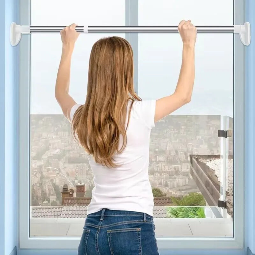 Adjustable Tension Rod - No Drilling Required, Easy and Secure Installation