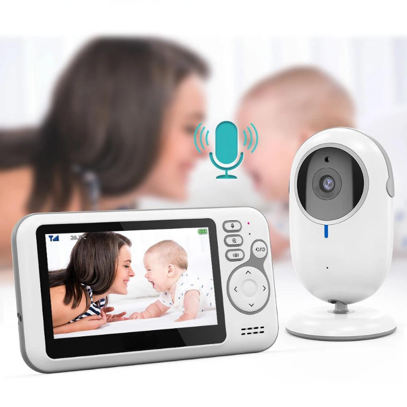 SafeSleep - Wireless Baby Monitor with Two-Way Audio and Night Vision - Stay Connected Anytime