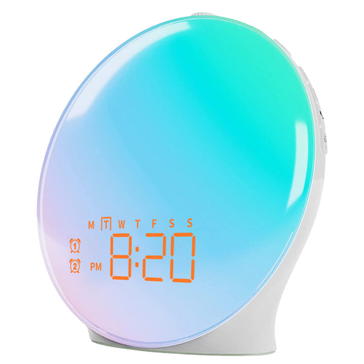 WakeWell - Sunrise Alarm Clock - Gentle Wake-Up Light for Energized Mornings