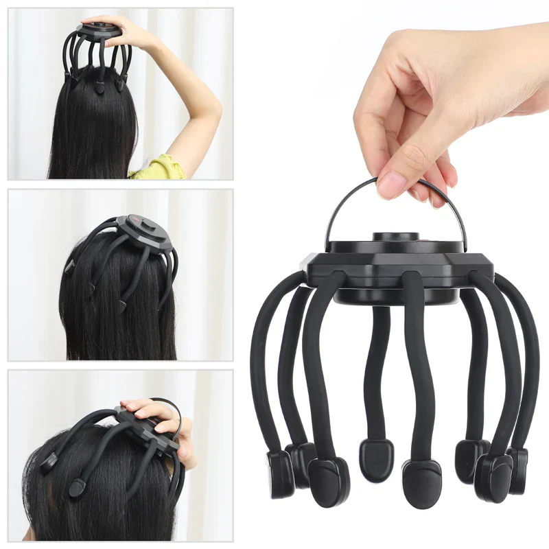 VitaMassager - Electric Scalp Massager - Stress Relief & Hair Growth Stimulation for Total Relaxation