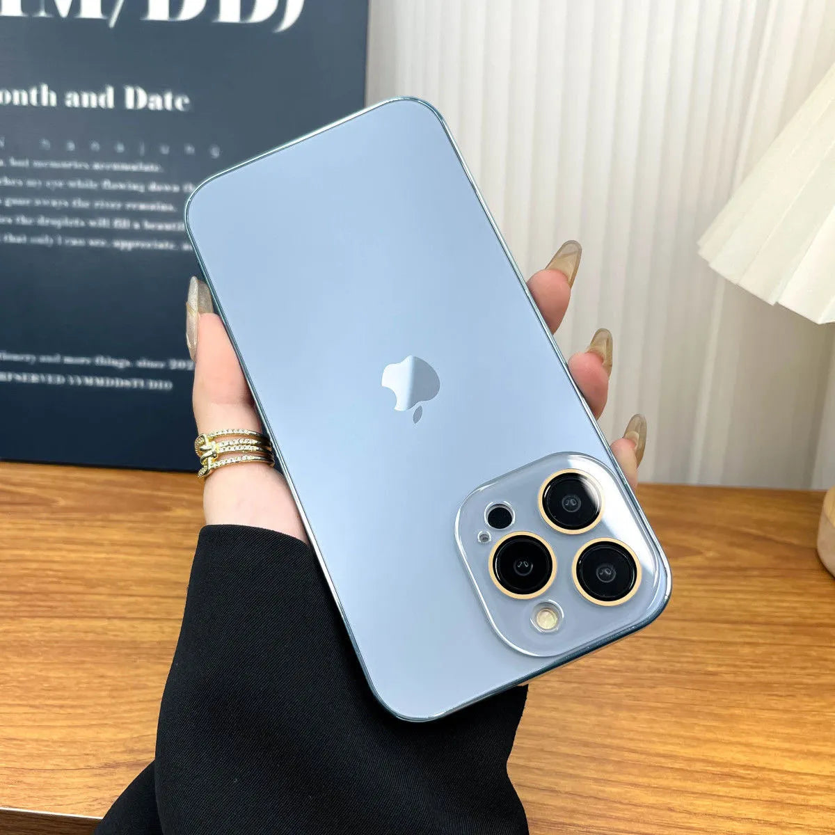GlassMate - iPhone Case - ElectroMatte Finish with Tempered Glass Protection
