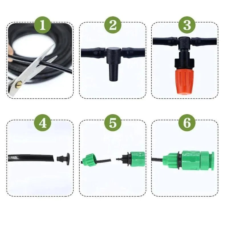 AquaSmart - Smart Automatic Irrigation System - Adjustable Misting for Efficient Watering