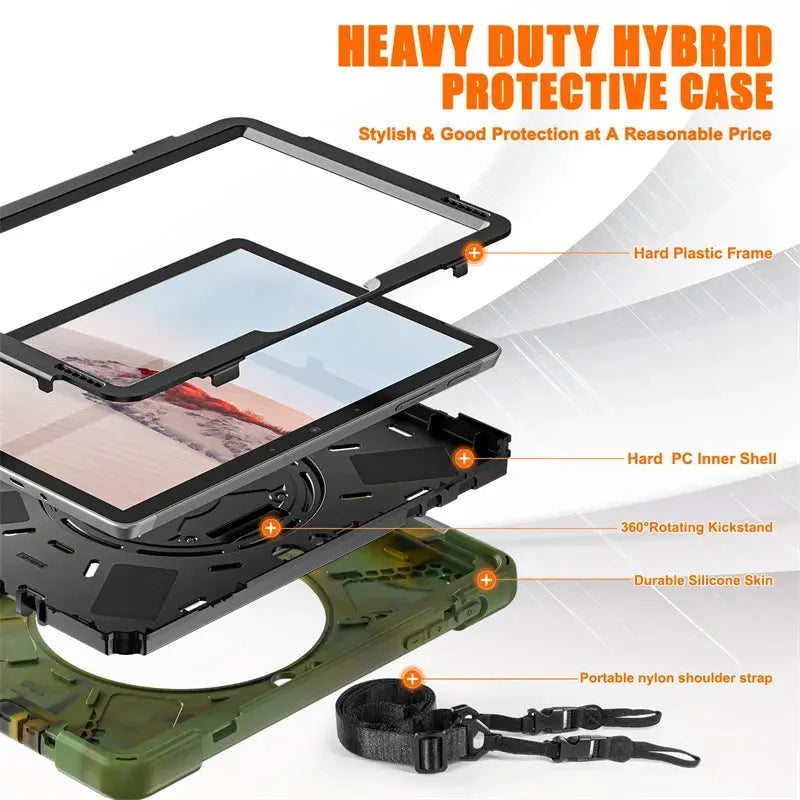 ShieldGuard - Military-Grade Protective Case for Surface Tablet - Ultimate Protection for Your Device