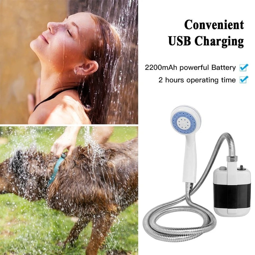 FreshFlow - Portable Camping Shower - Stay Fresh Anywhere, Anytime
