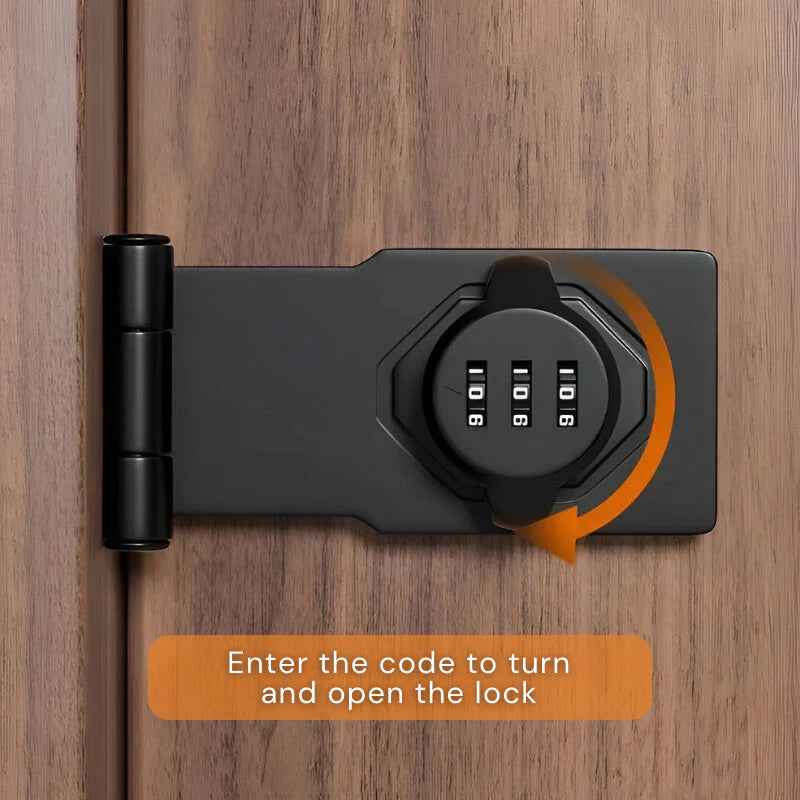 LockMaster - Keyless Combination Lock - Secure Your Space with Versatile, Hassle-Free Protection