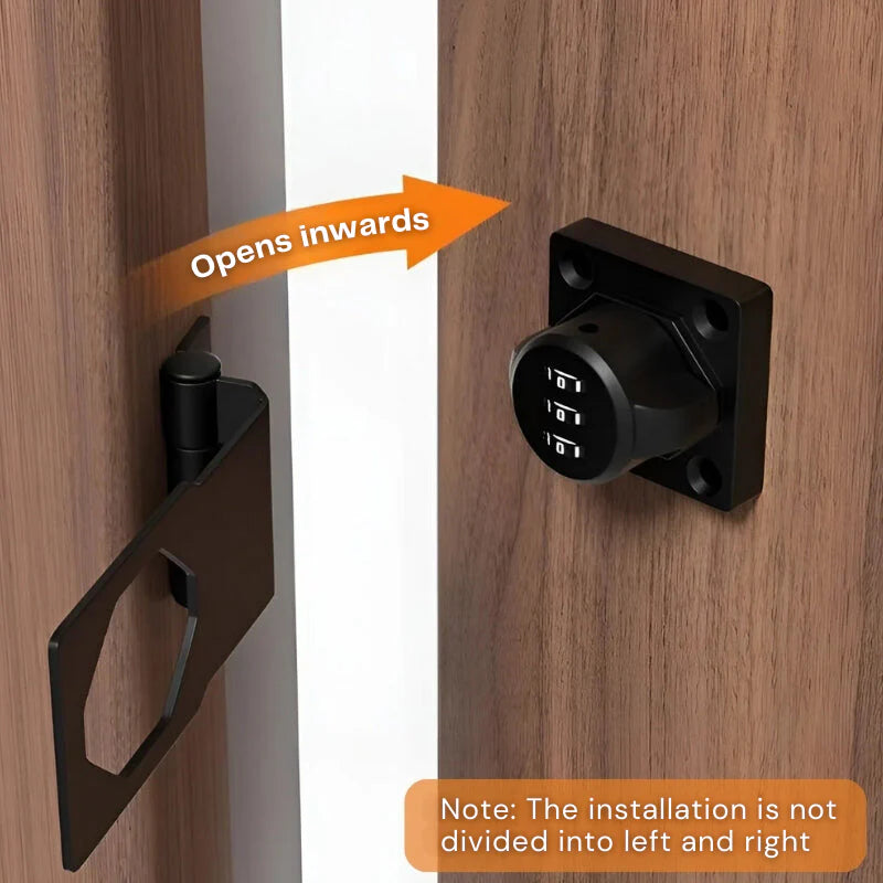 LockMaster - Keyless Combination Lock - Secure Your Space with Versatile, Hassle-Free Protection