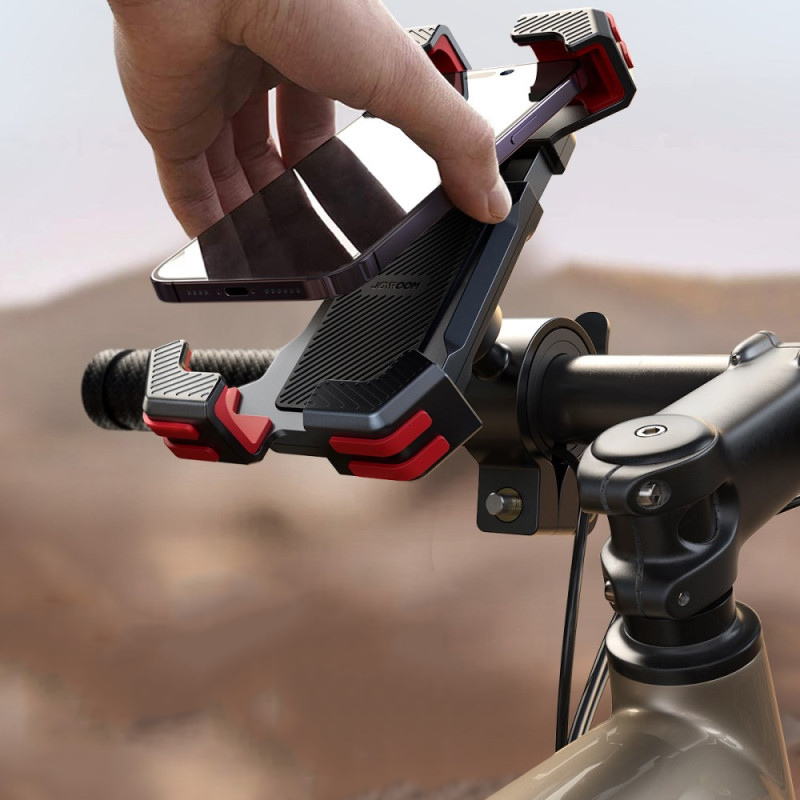 RoadGuard - Secure Bike Phone Holder - Universal Handlebar Mount for Cycling, Motorcycle & Moped