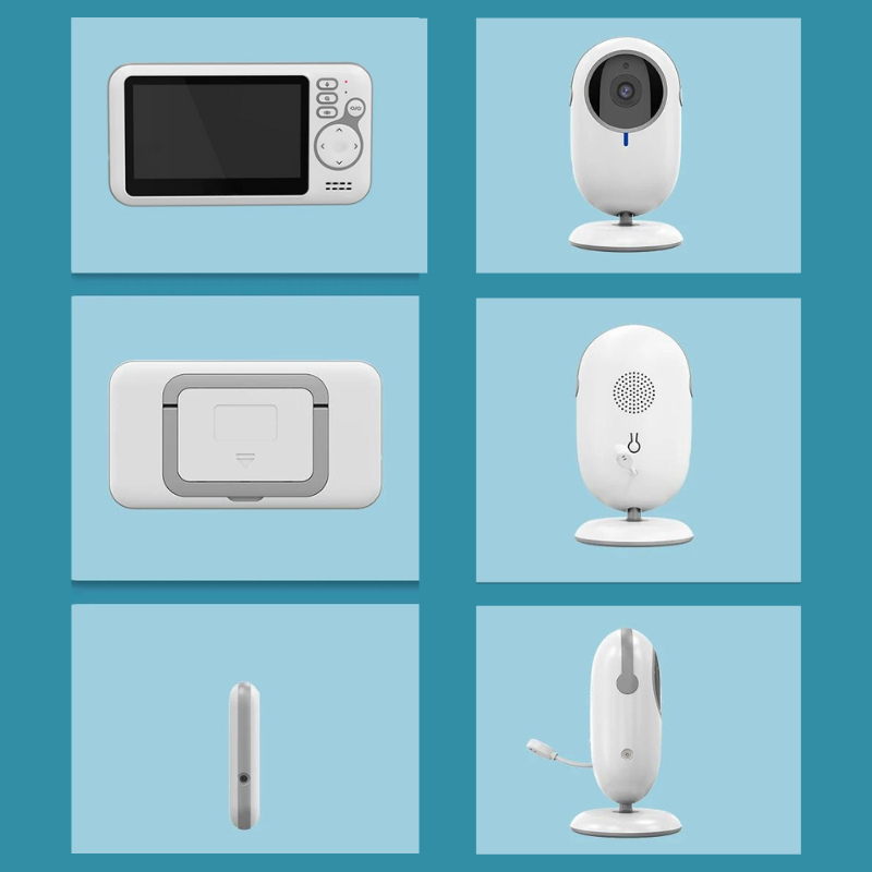 SafeSleep - Wireless Baby Monitor with Two-Way Audio and Night Vision - Stay Connected Anytime