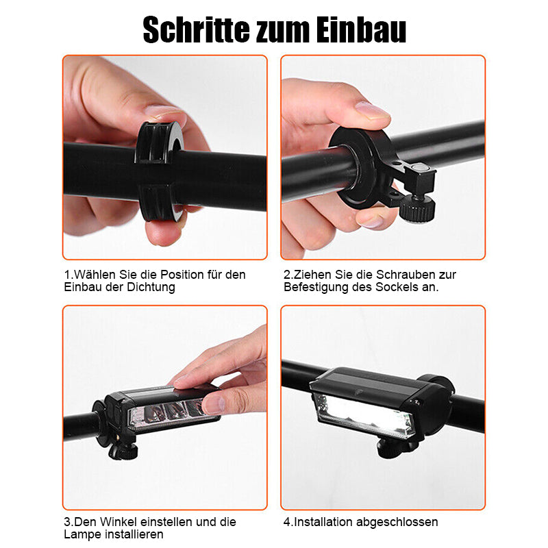 RideBright - High-Intensity Bike Light - Bright, Weatherproof, and Reliable Nighttime Visibility