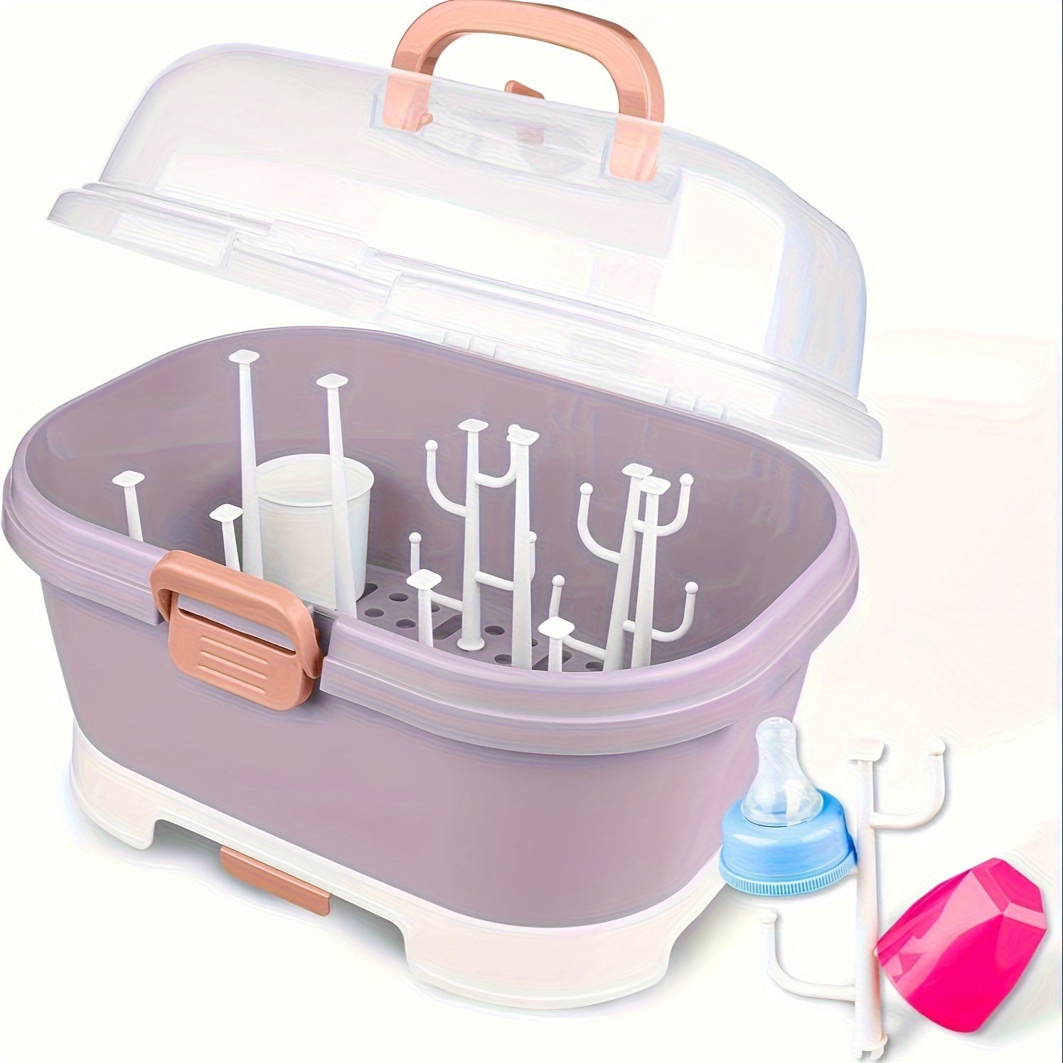 StorifyBox - Portable Large-Capacity Bottle Organizer - Ideal for Kitchens, Camping, and Cafes