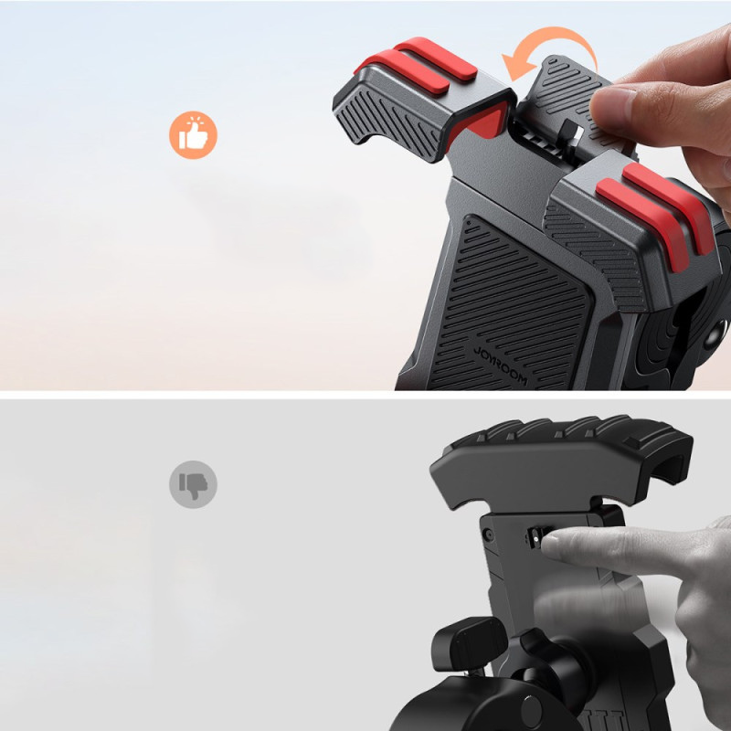 RoadGuard - Secure Bike Phone Holder - Universal Handlebar Mount for Cycling, Motorcycle & Moped
