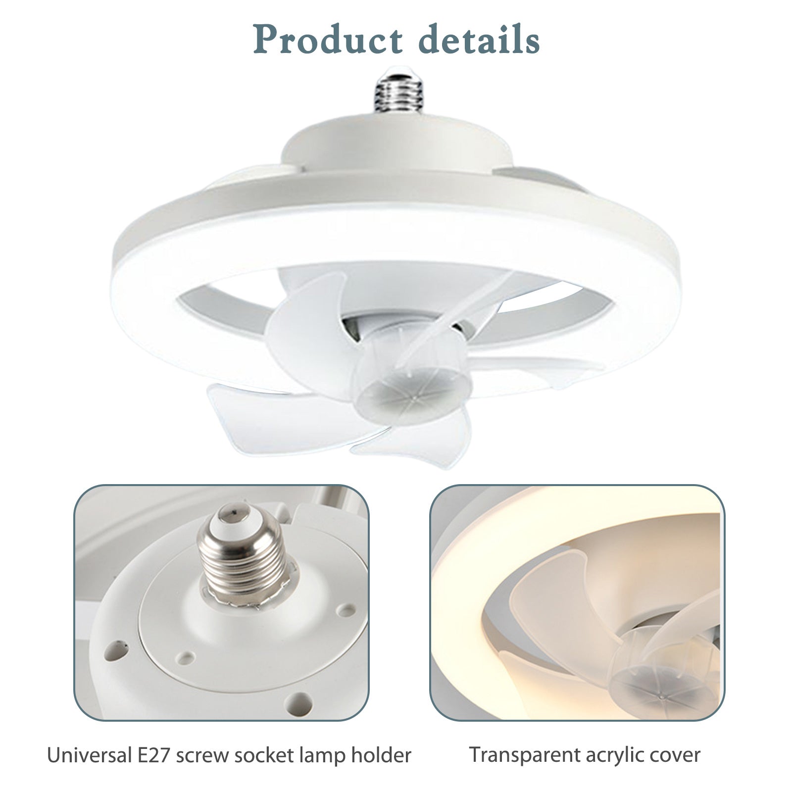 CoolGlow - Ceiling Fan with Light - Multifunctional Design for Ultimate Comfort