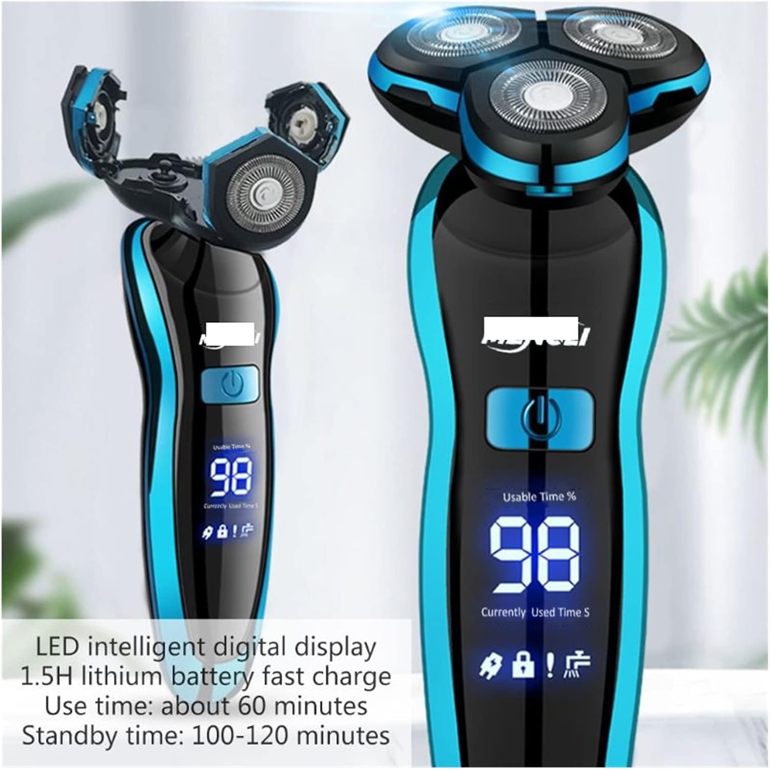 ShaveMate - Rechargeable Electric Shaver for Wet/Dry Use - Fast Charging & USB Powered