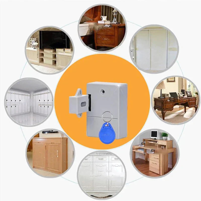 LockTech - Wireless Smart Lock - Advanced Security Solution for Cabinets and Drawers