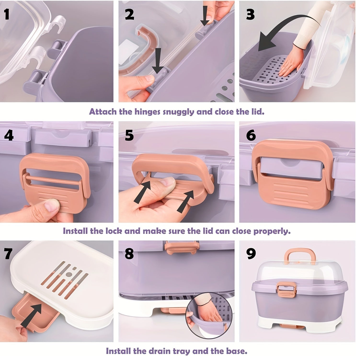 StorifyBox - Portable Large-Capacity Bottle Organizer - Ideal for Kitchens, Camping, and Cafes