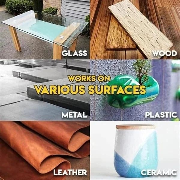 InstaFix - High-Strength Fast Bonding Adhesive - Durable Glue for Multiple Surfaces