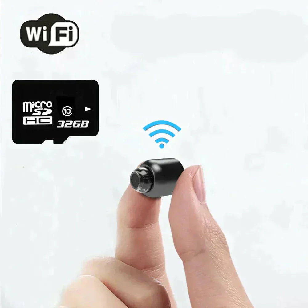 NightGuard - Compact Security Camera with Night Vision - Keep Your Space Secure Day and Night