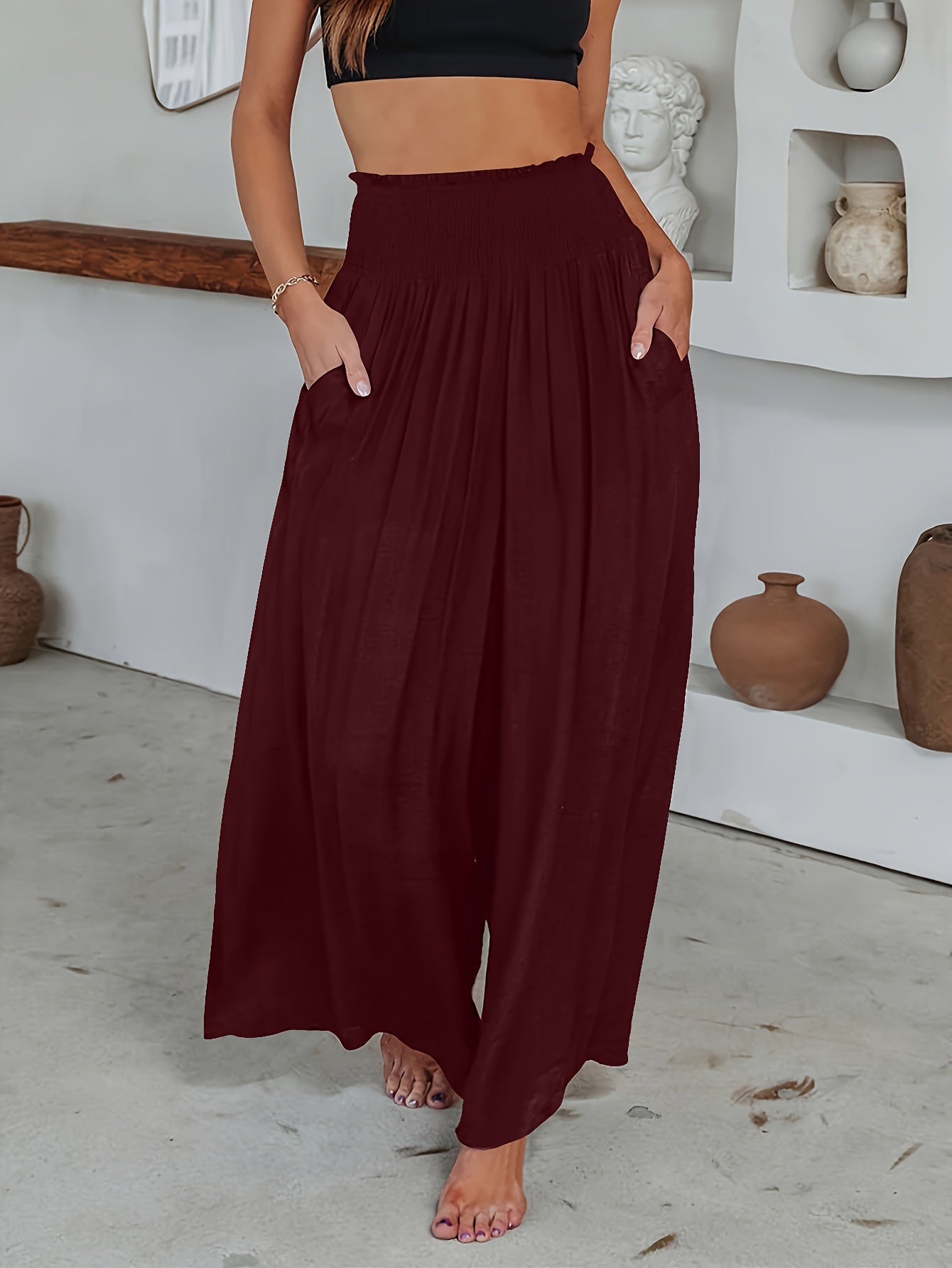 Sofia - Casual Wide-Leg Pants for Women - Comfort and Style in Every Step