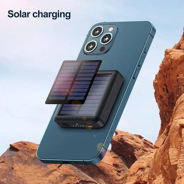 SunCharge - High-Capacity Solar Power Bank - Portable Charging Solution for Every Adventure