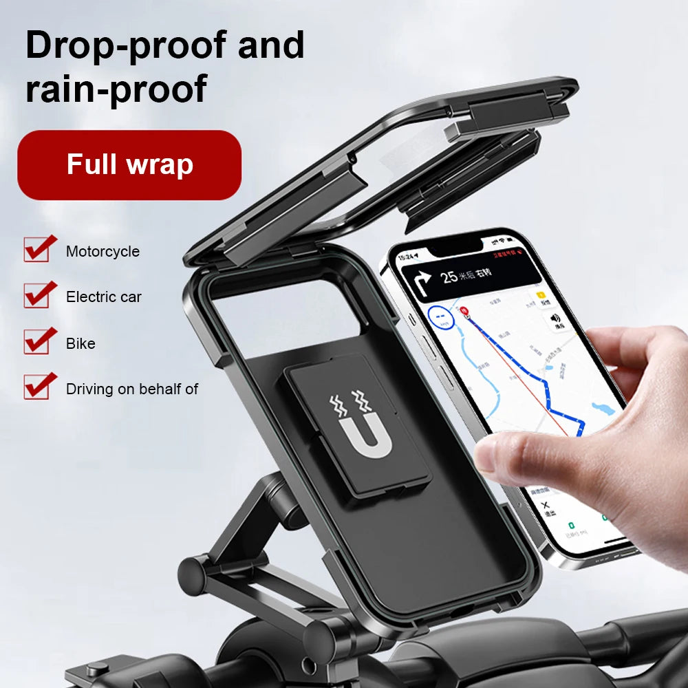 PhoneDock - Waterproof Phone Holder for Bicycle & Motorcycle – Secure and Safe Ride
