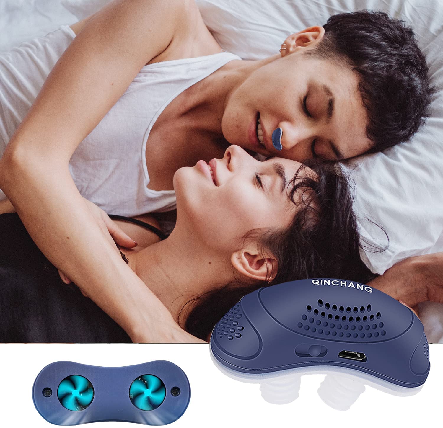 DreamFlow - Advanced Snoring Device - Compact, Tubeless Micro CPAP for Quiet, Unrestricted Sleep