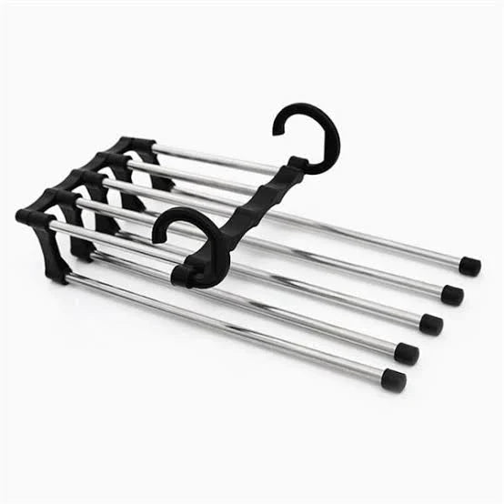 HangSmart - Space-Saving 5-in-1 Foldable Clothes Hanger - Maximize Closet Storage