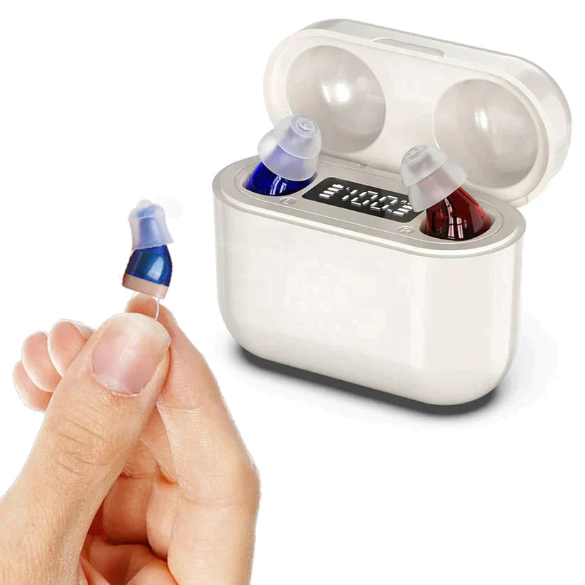 ClearWave - Invisible Rechargeable Hearing Aid - Comfortable, Clear Sound Amplification