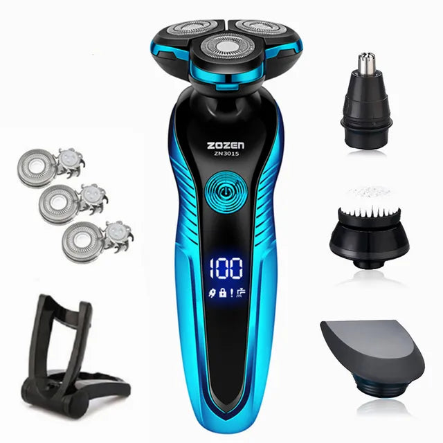 ShaveMate - Rechargeable Electric Shaver for Wet/Dry Use - Fast Charging & USB Powered