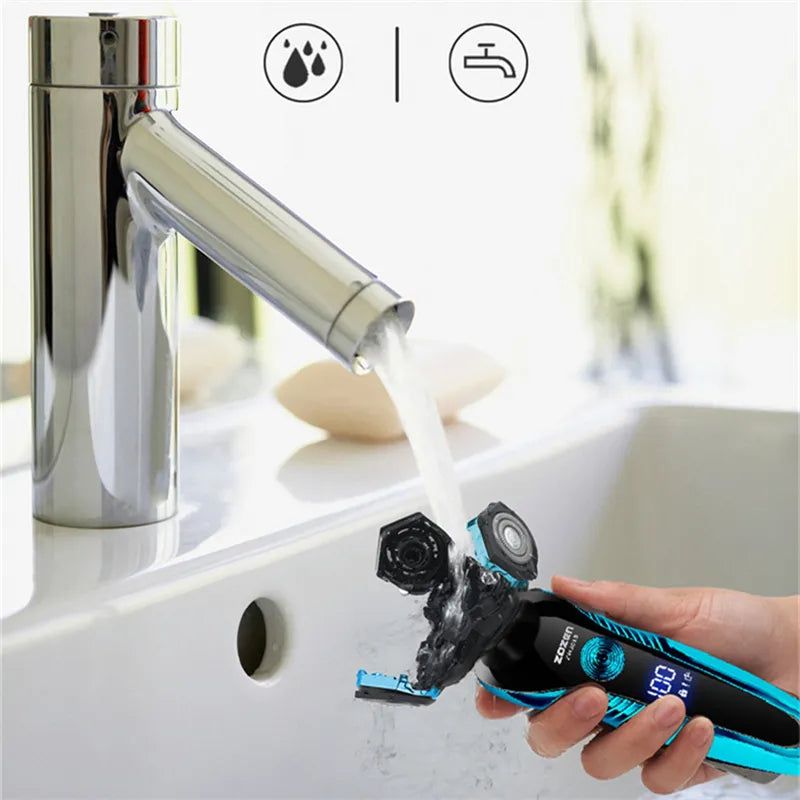 ShaveMate - Rechargeable Electric Shaver for Wet/Dry Use - Fast Charging & USB Powered