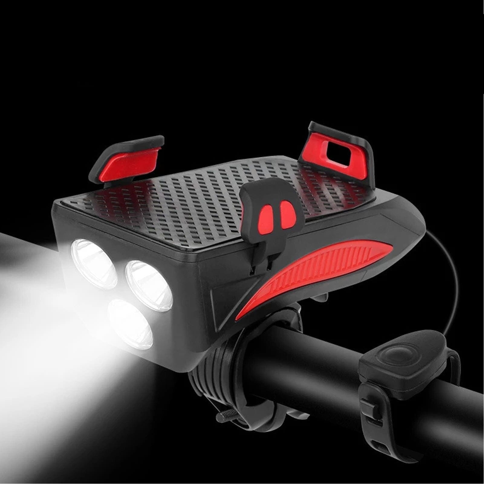 RideBright - 4-in-1 Bike Light & Power Bank - Versatile, Smart & Practical for Every Ride