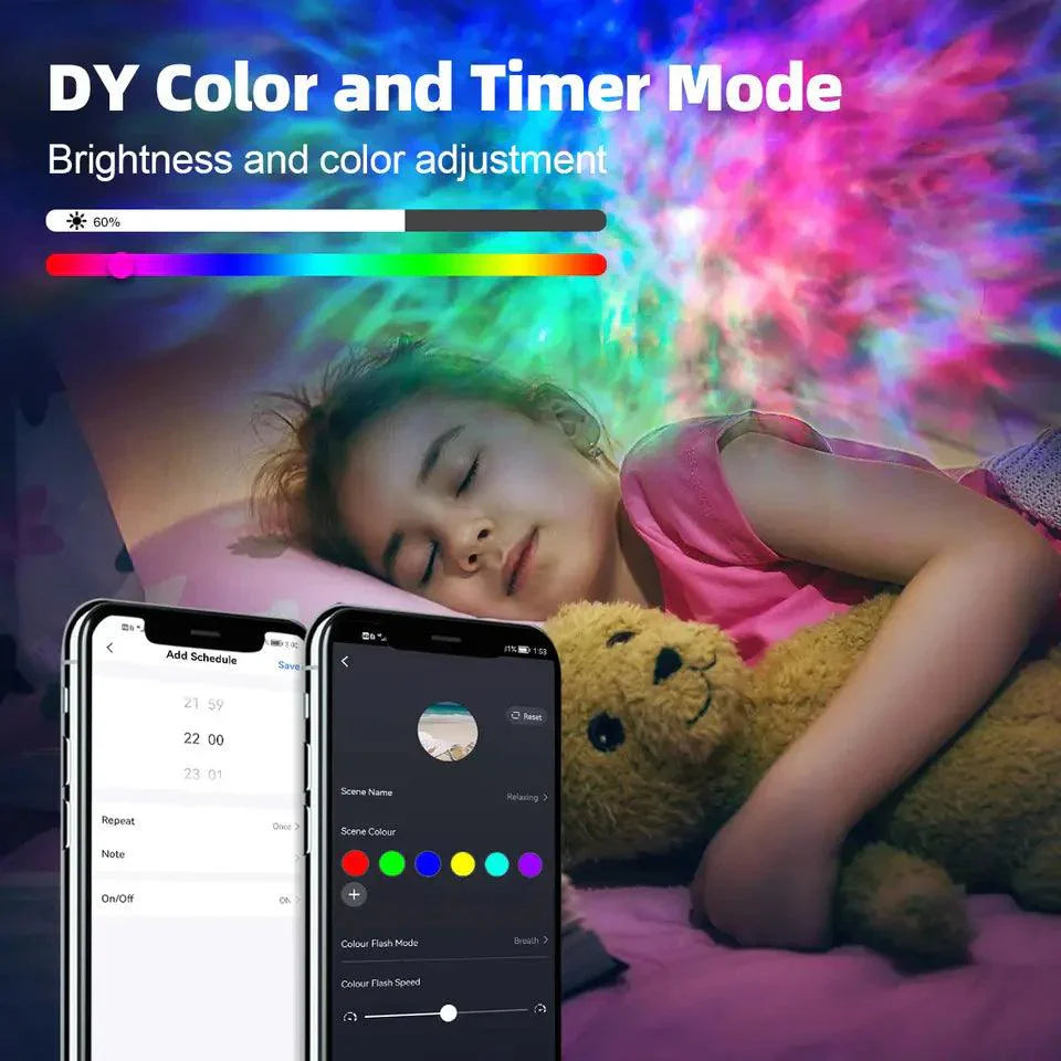 StarGazer - Galaxy Light Projector - Voice Control with App Adjustments