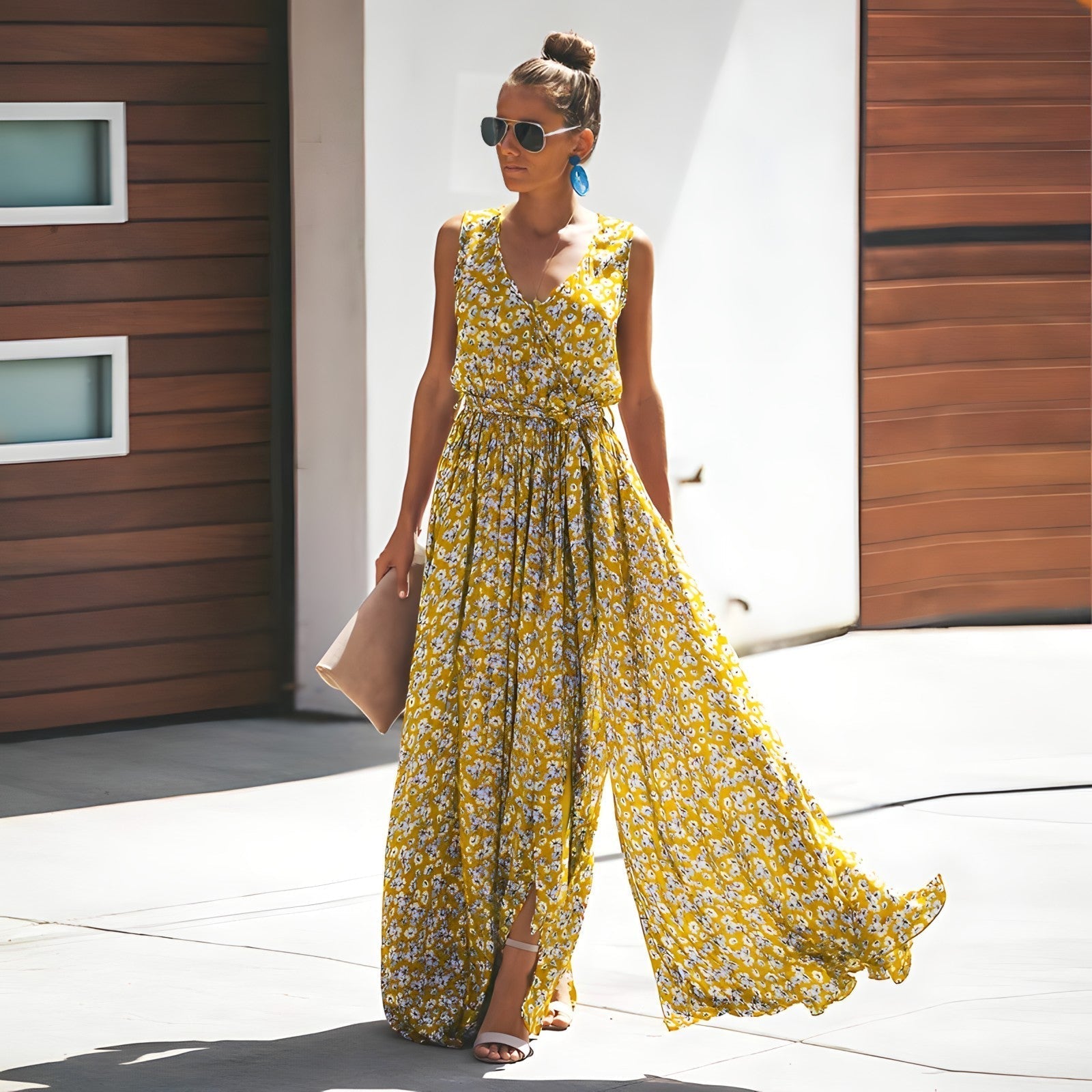 Lara - Bohemian Chic Maxi Dress - Perfect for Stylish, Free-Spirited Women