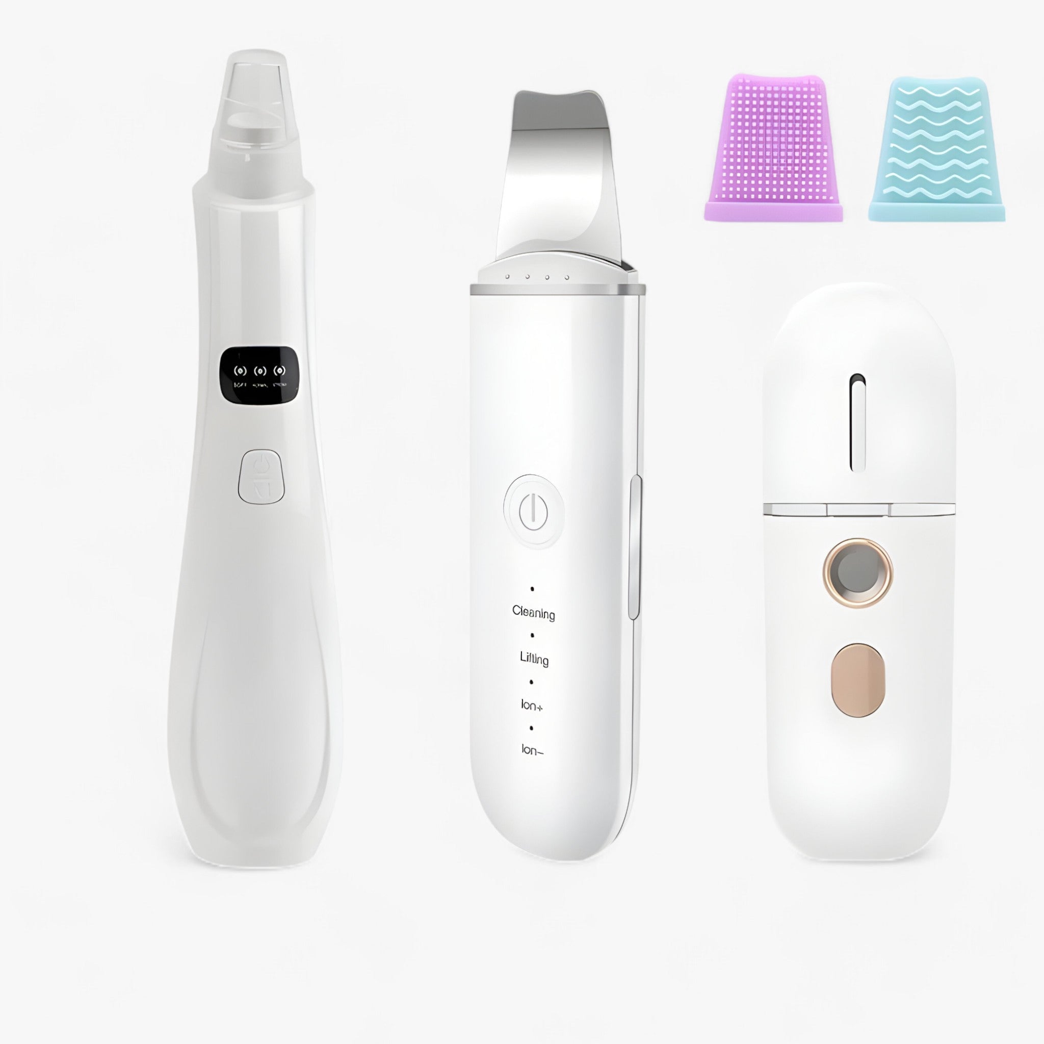 SkinGlow - Ultrasonic Facial Spatula for Deep Cleansing and Skin Firming - Achieve Flawless Skin at Home