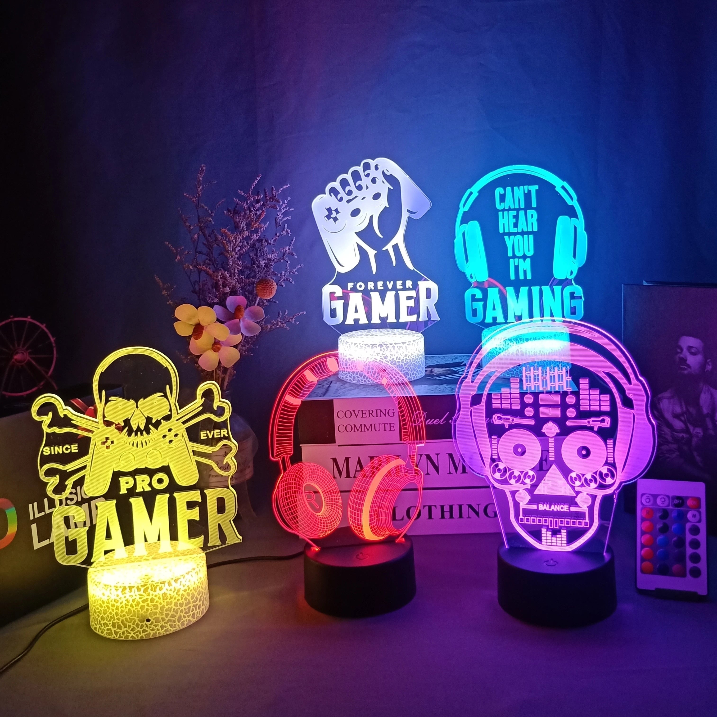 GlowSphere - Magic Gaming LED Night Light - Magical Gaming with 16-Color LED Features