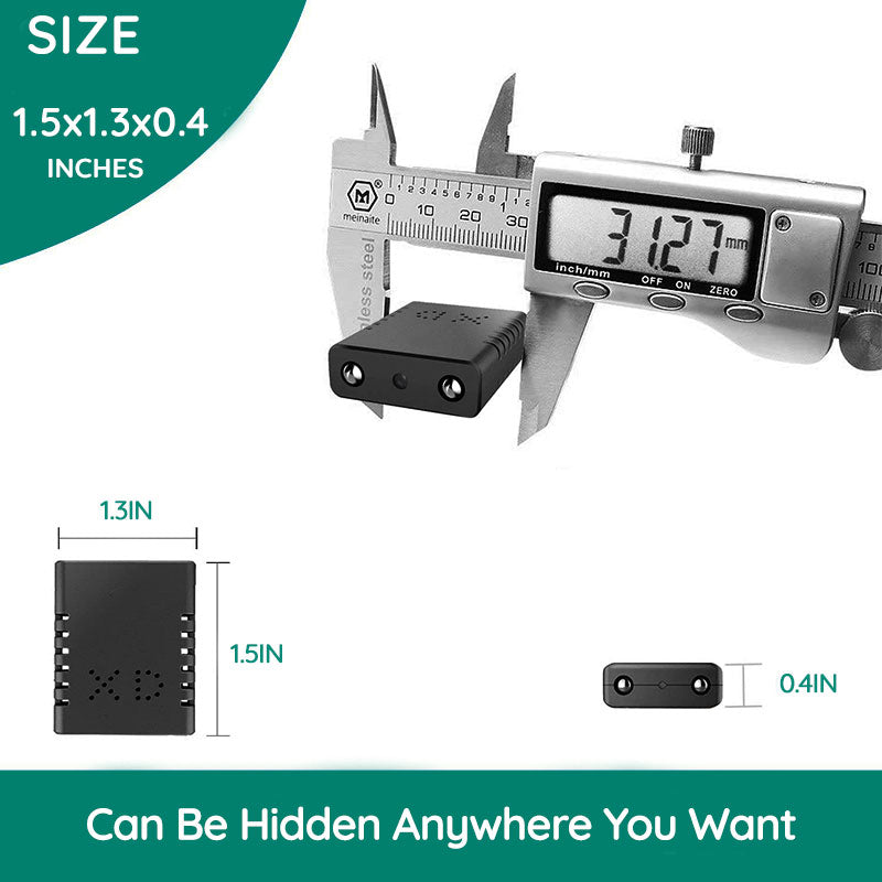 MicroCapture - Portable Micro HD Camera with Audio Recording - Compact for Everyday Use