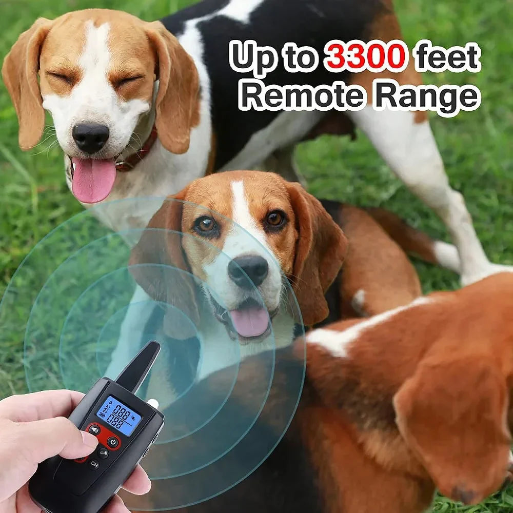 PupGuard - Dog Training Collar - Waterproof & Vibration-Based Control, Up to 1000m Range