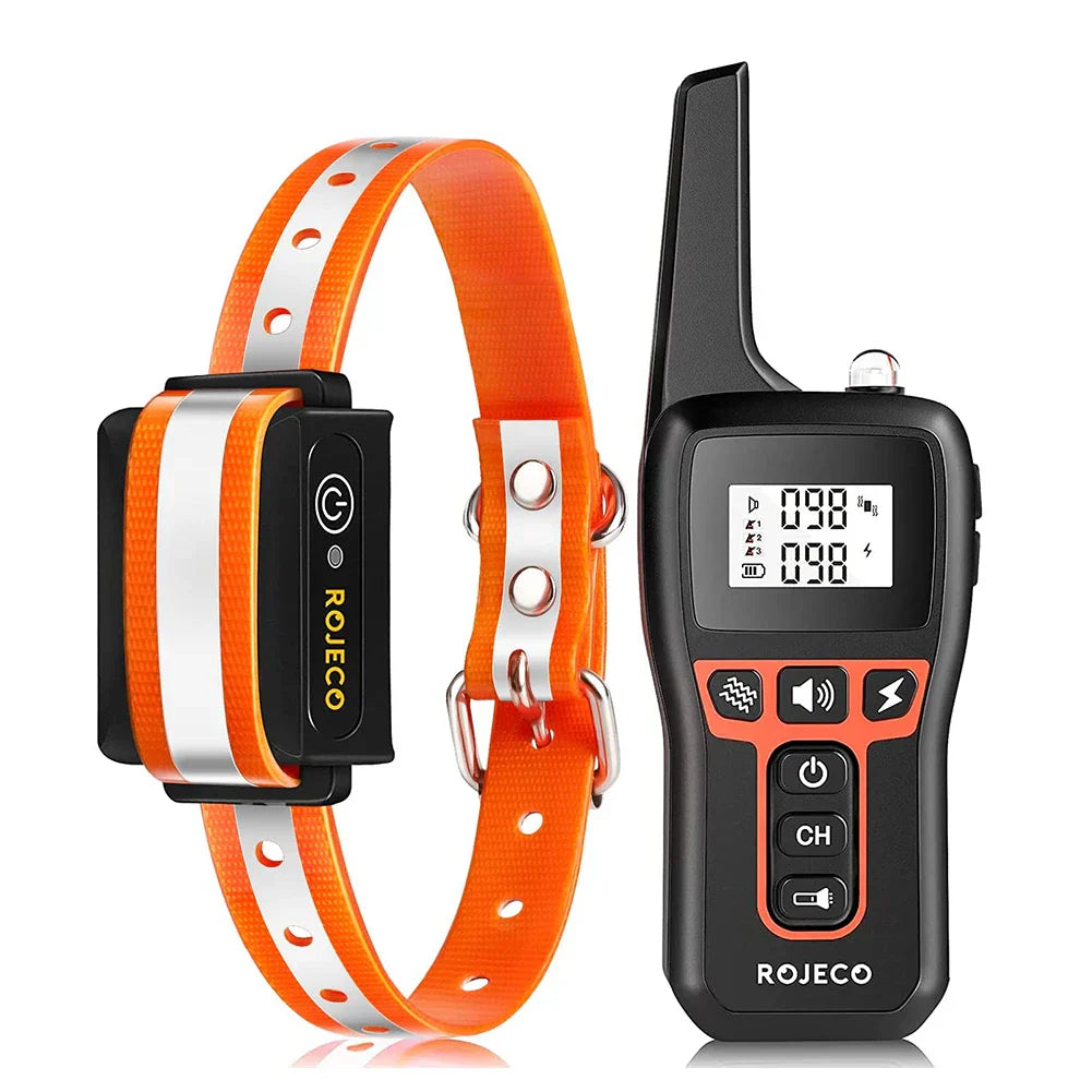 BarkMaster - Electric Dog Training Collar - 1000m Range with Vibration & Shock Modes