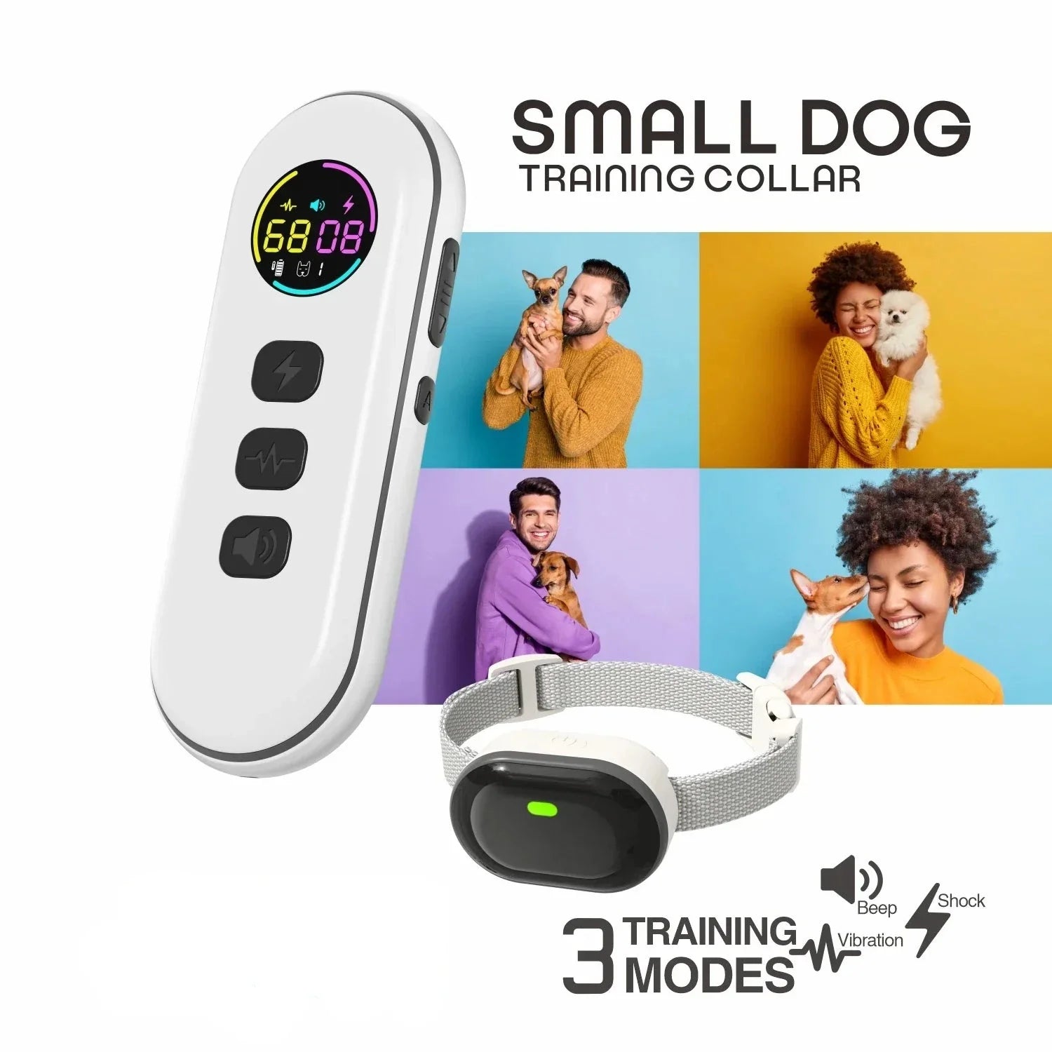 PawGuide - Adjustable Waterproof Dog Training Collar with Remote - Perfect for All Breeds