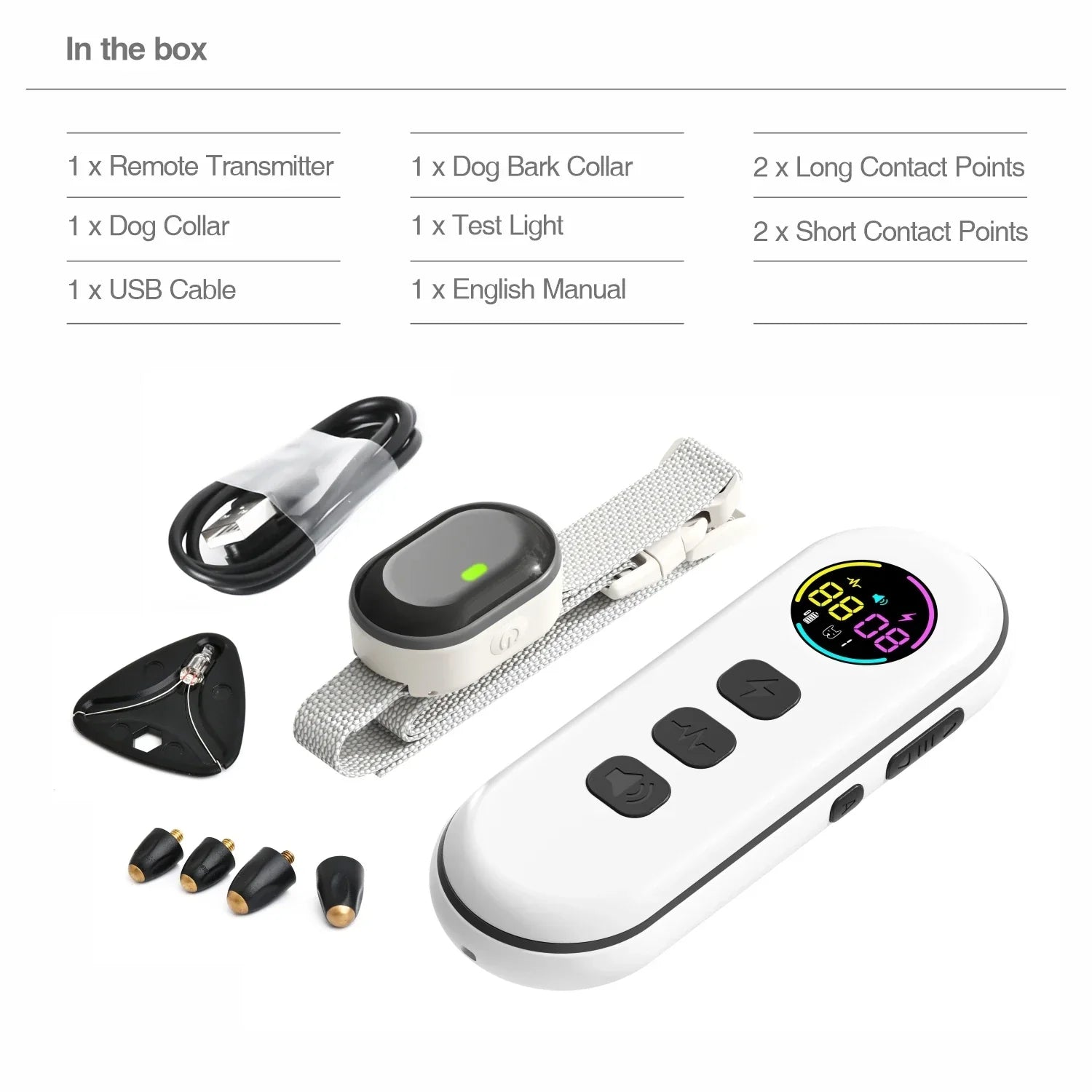 PawGuide - Adjustable Waterproof Dog Training Collar with Remote - Perfect for All Breeds