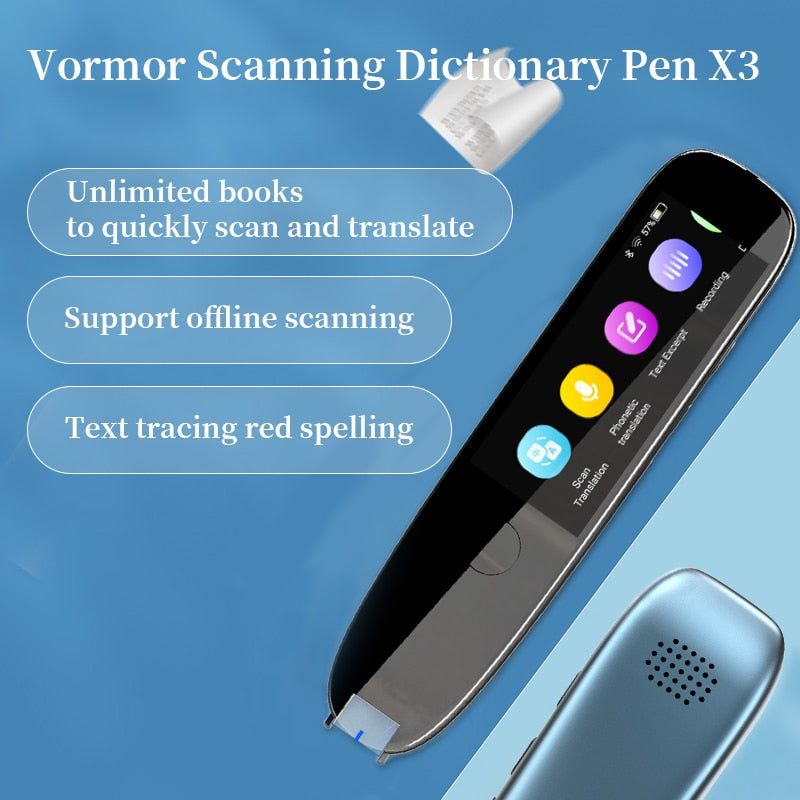 TransLynx - Multilingual Voice Translator Pen with Smart Scan - 112 Languages for Instant Communication