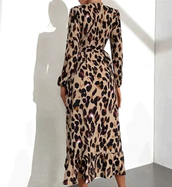 Maisie - Elegant V-Neck Dress - Perfect for Casual and Special Occasions